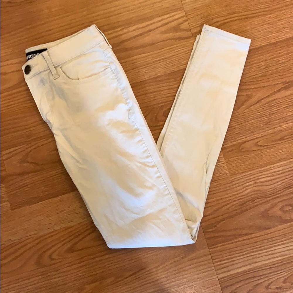 NWOT Khaki Express jeggings